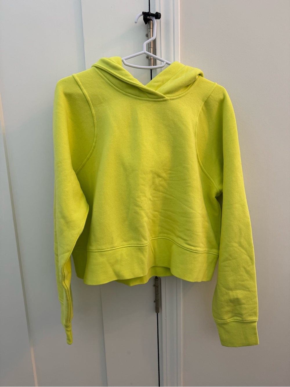 Lululemon Neon Yellow Women's Hooded Sweatshirt